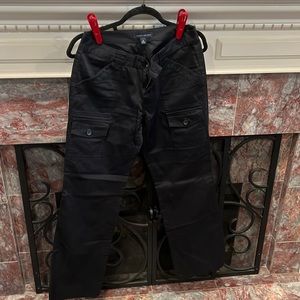 Black cargo pants
